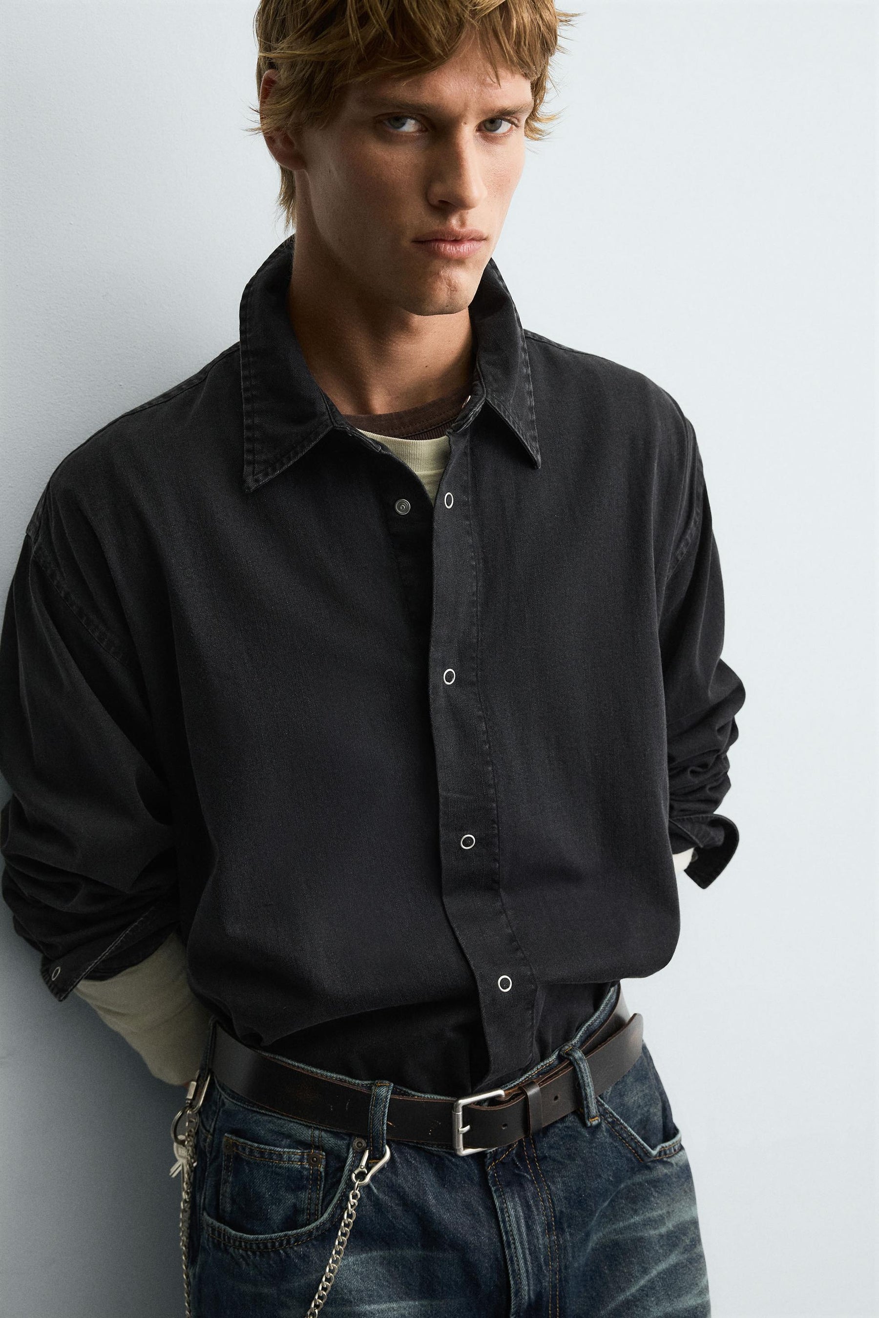 WASHED COTTON SHIRT - Image 5