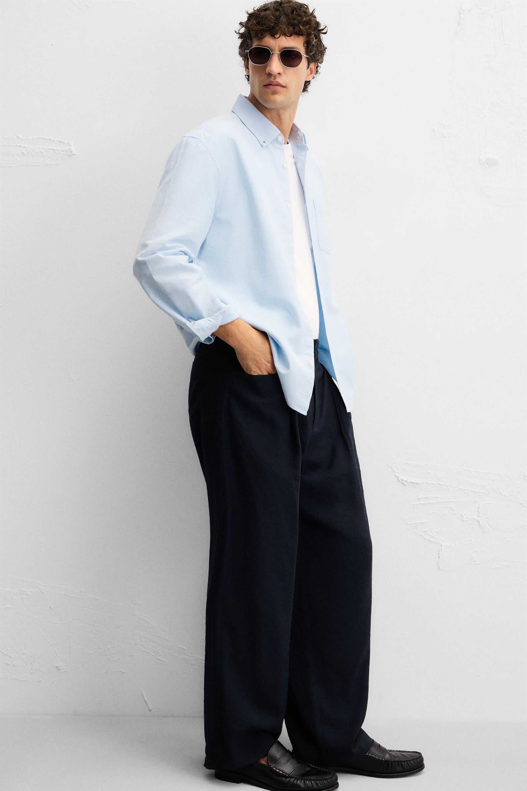 TEXTURED OXFORD SHIRT - Image 6