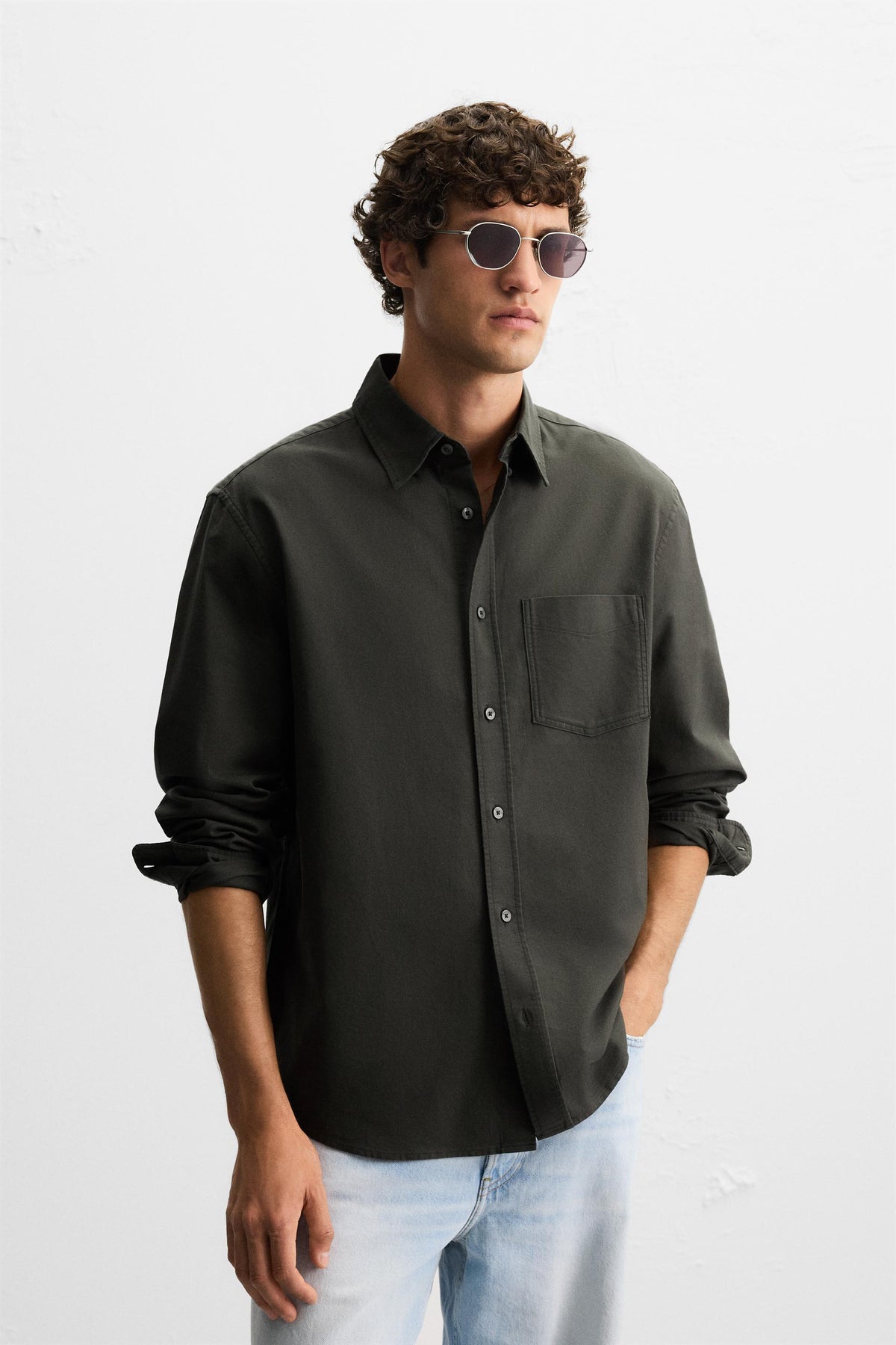 TEXTURED OXFORD SHIRT - Image 2