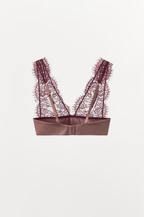 Dreieckiges Spitzen-Bralette