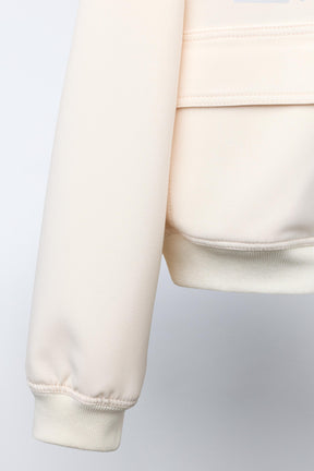 CROPPED BOMBER JACKET WITH SHOULDER PADS - Image 5