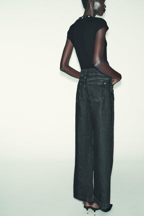 T-Shirt mit Kunstperlen