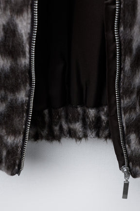 ANIMAL PRINT BOMBER JACKET - Image 8