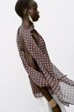 Polka Dot Neckholder-Top