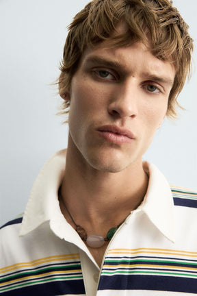 STRIPED POLO SHIRT - Image 5