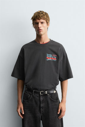 FADED NUMBER T-SHIRT - Image 2