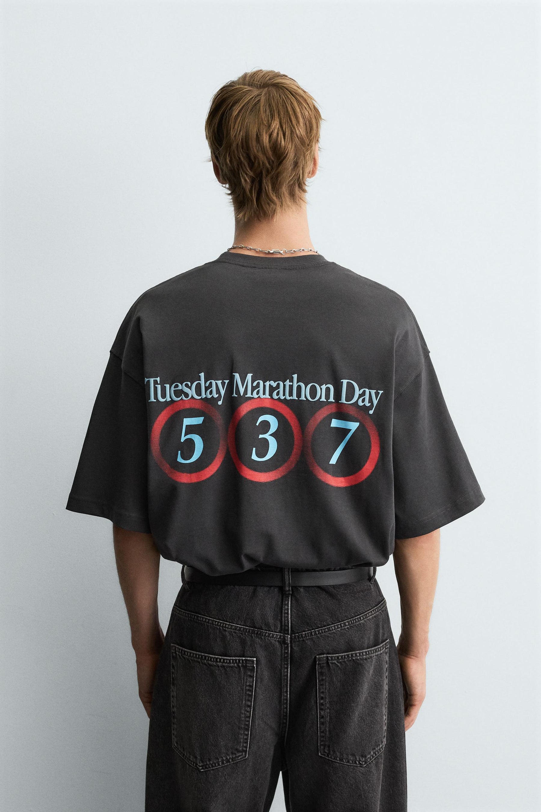 FADED NUMBER T-SHIRT - Image 3