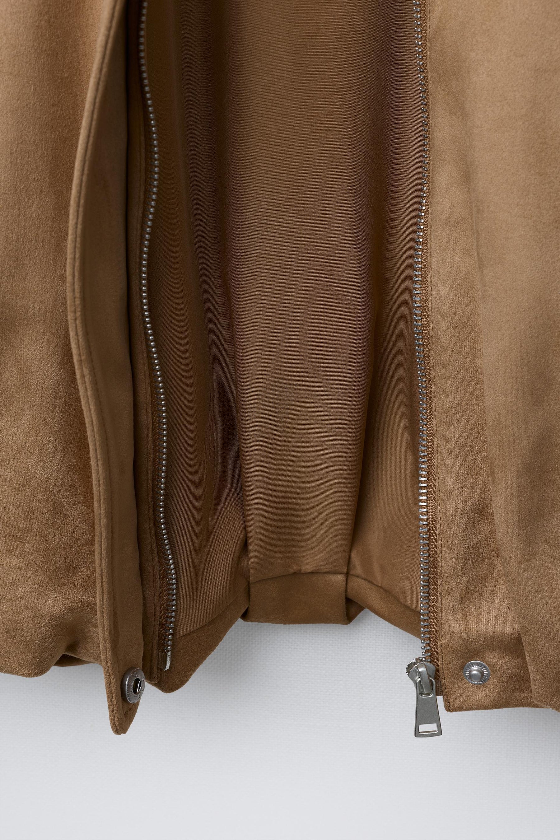 FAUX SUEDE BOMBER JACKET - Image 7