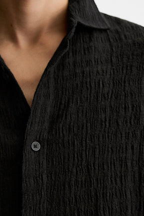 JACQUARD LINEN/COTTON SHIRT - Image 6