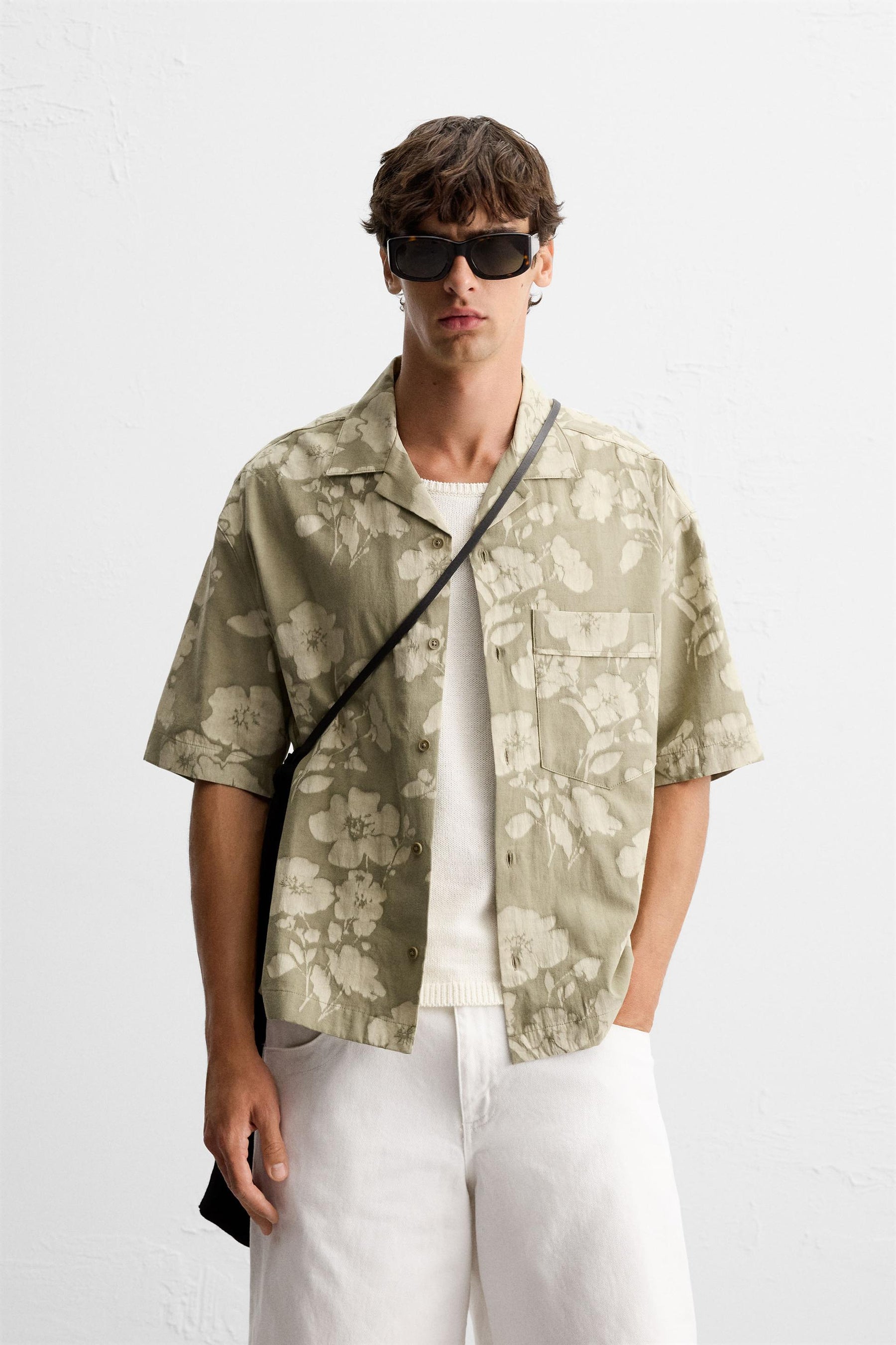FLORAL JACQUARD SHIRT - Image 2