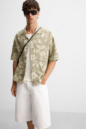 FLORAL JACQUARD SHIRT - Image 6