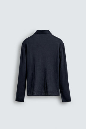 Polohemd aus strukturiertem Strick