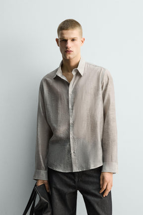 FLOWING JACQUARD SHIRT - Image 2