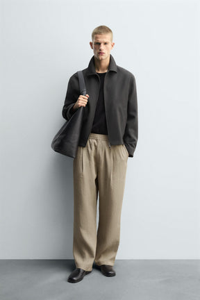 FLOWING PLEATED TROUSERS - Image 1
