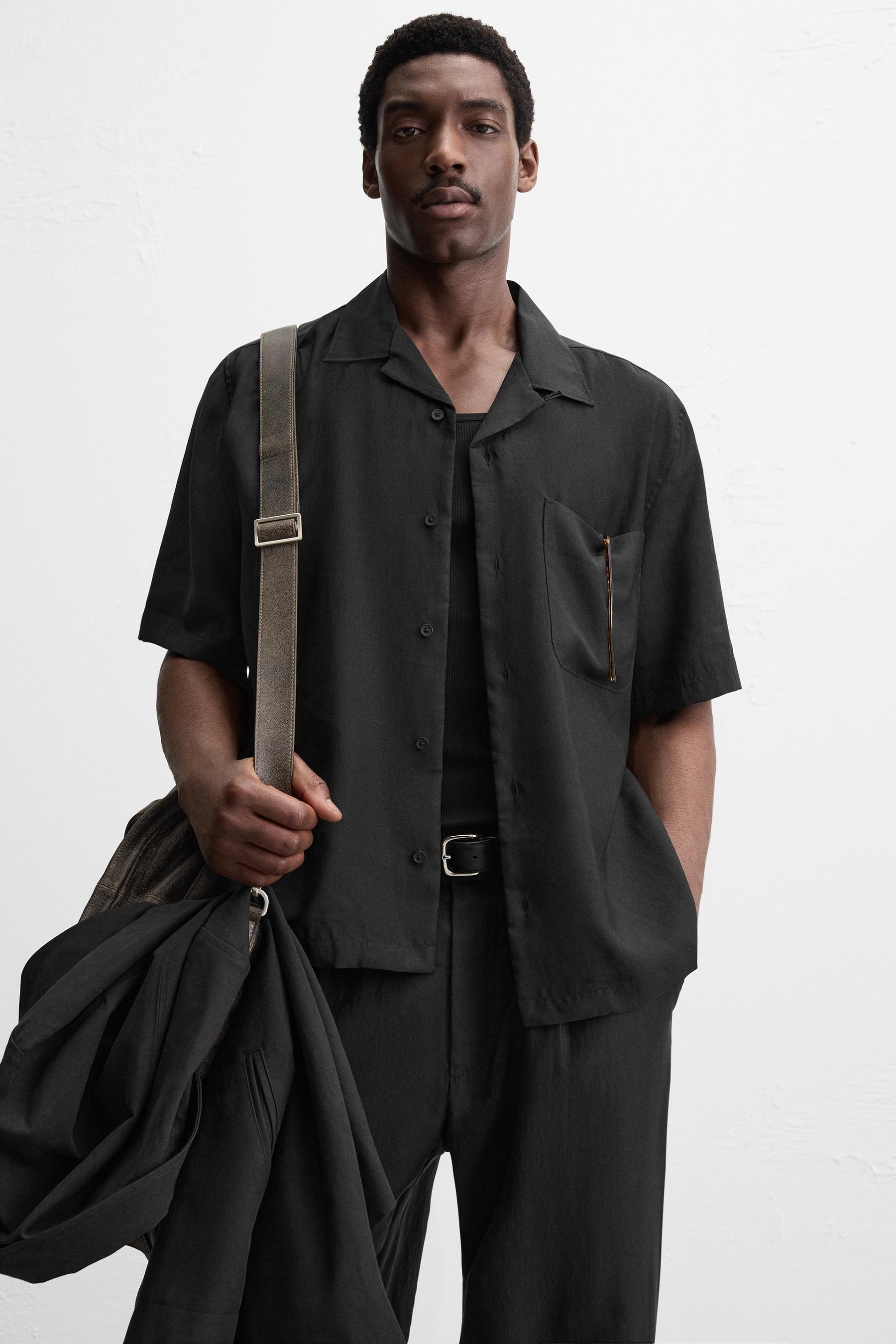 LYOCELL BLEND SHIRT - Image 5