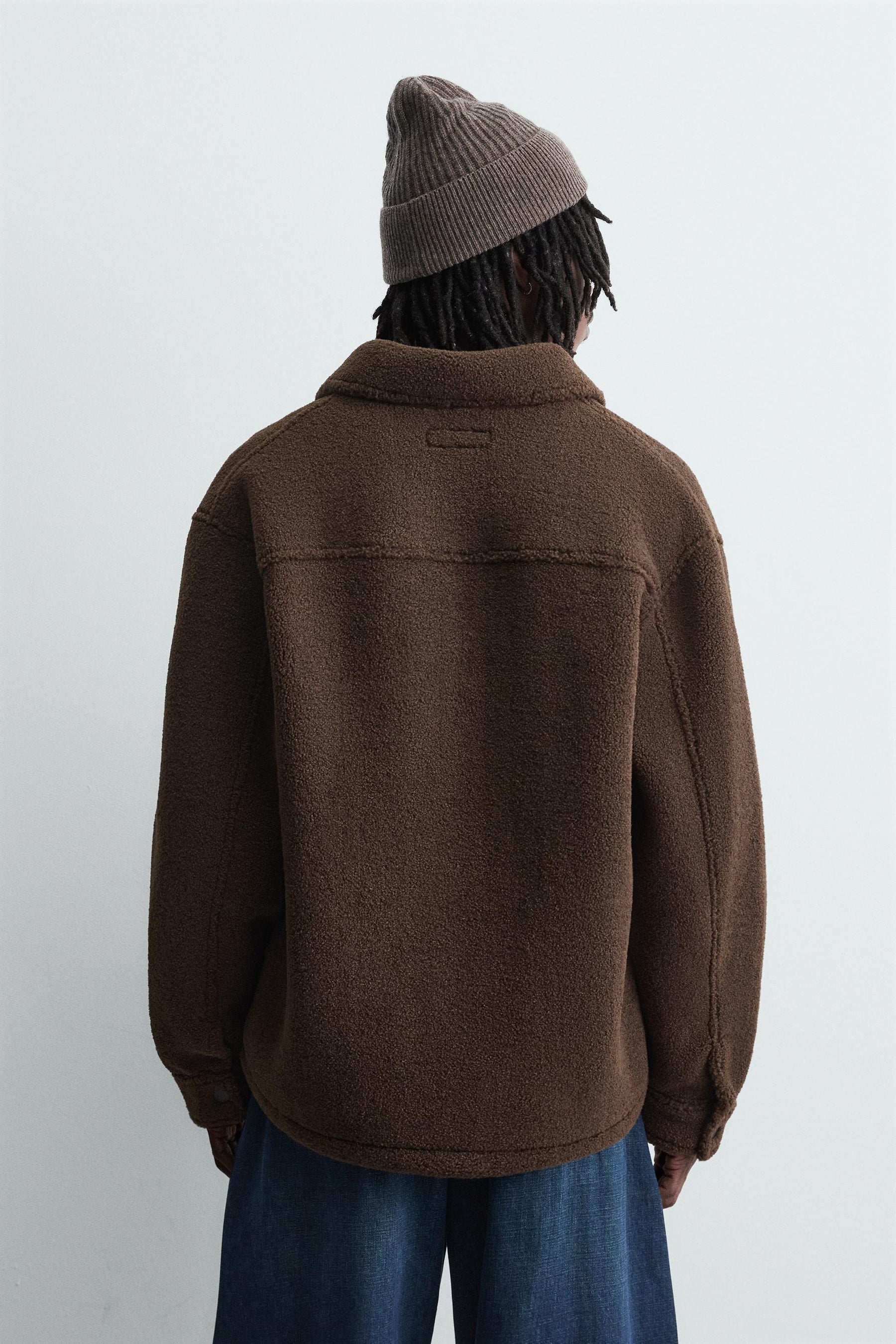 FAUX SHEARLING OVERSHIRT - Image 3