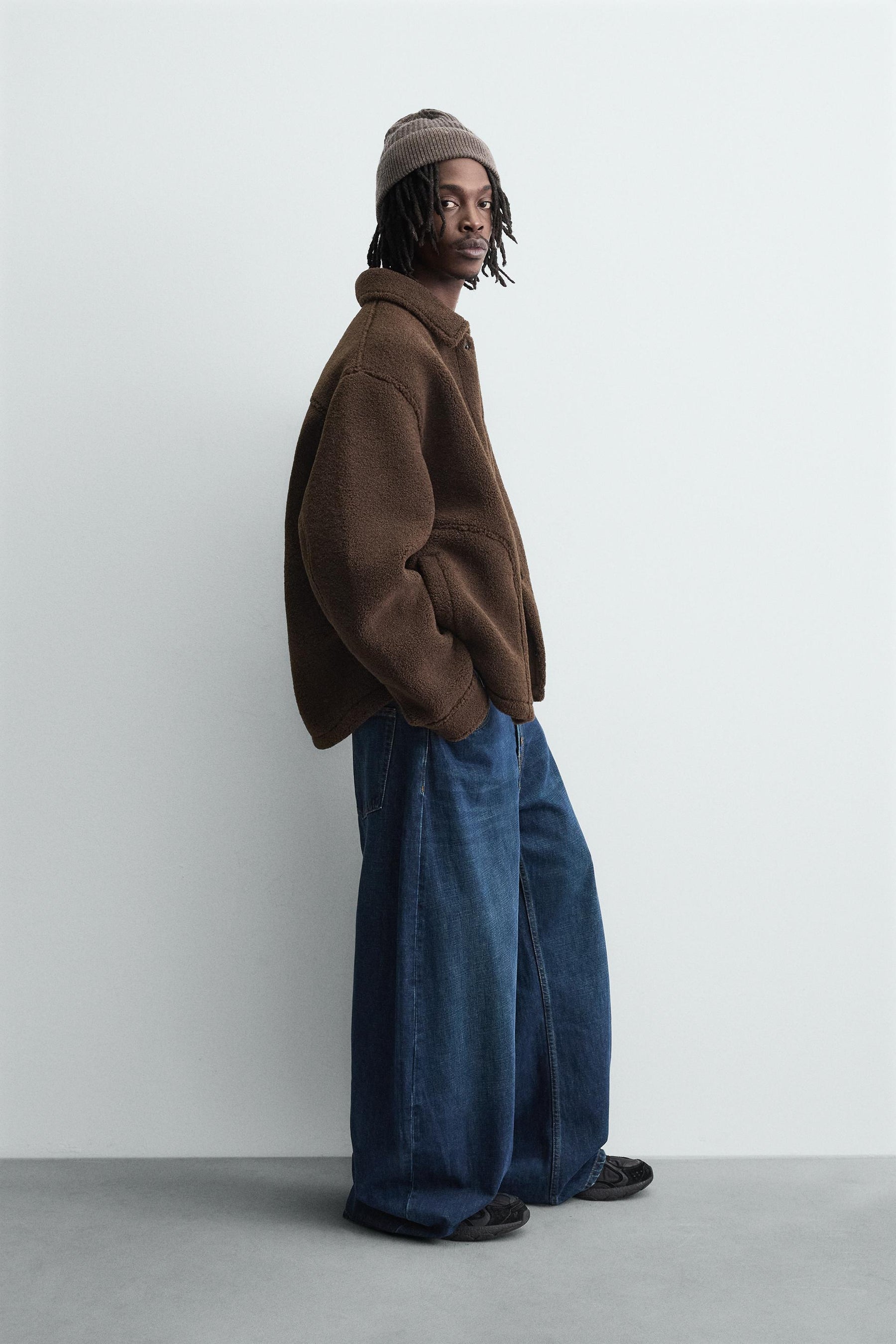 FAUX SHEARLING OVERSHIRT - Image 4