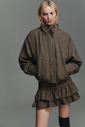 JACKE AUS WOLLMISCHUNG