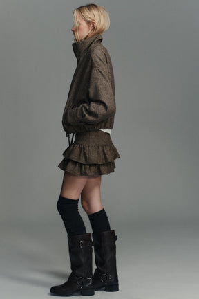 JACKE AUS WOLLMISCHUNG