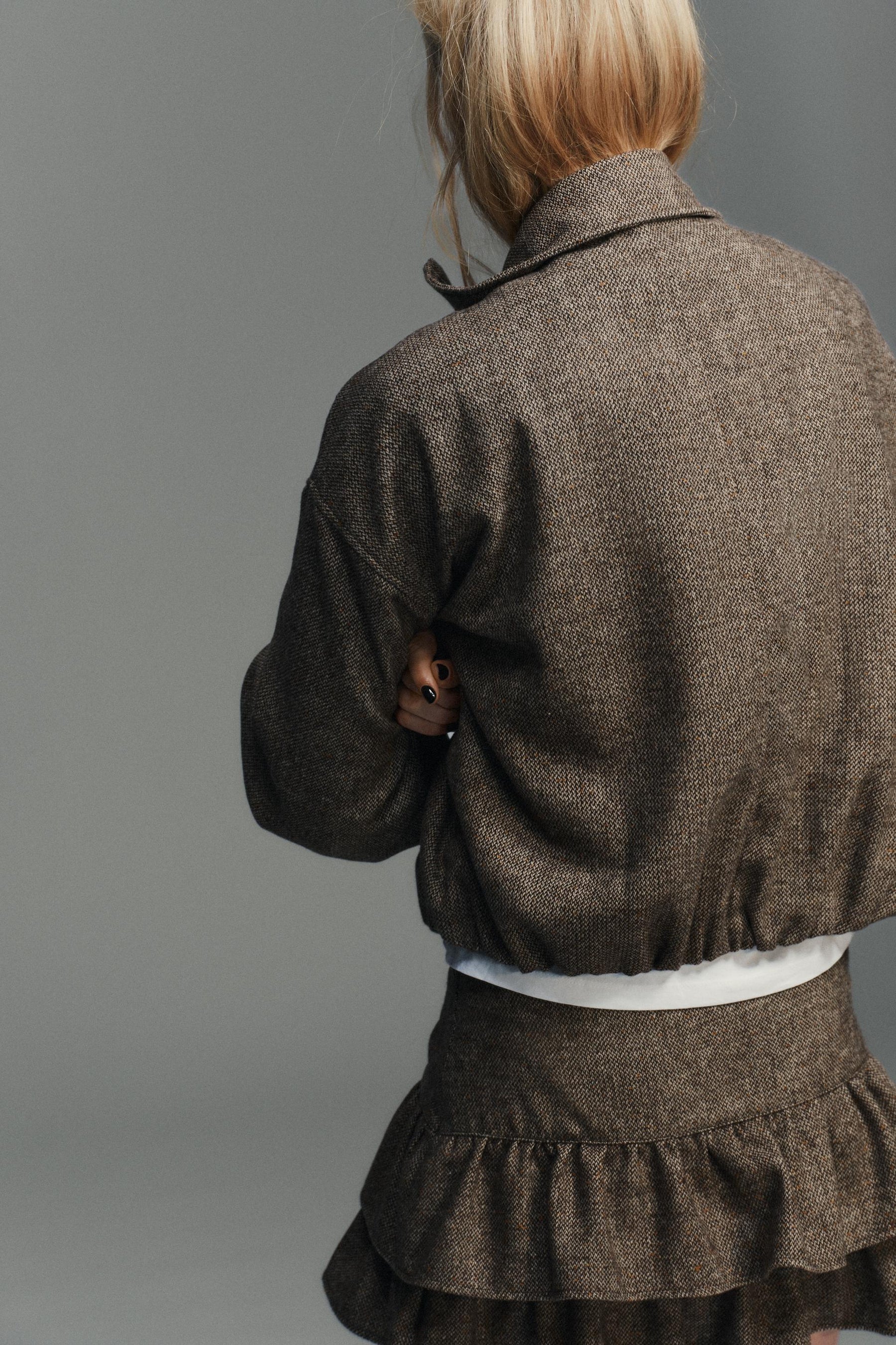 JACKE AUS WOLLMISCHUNG