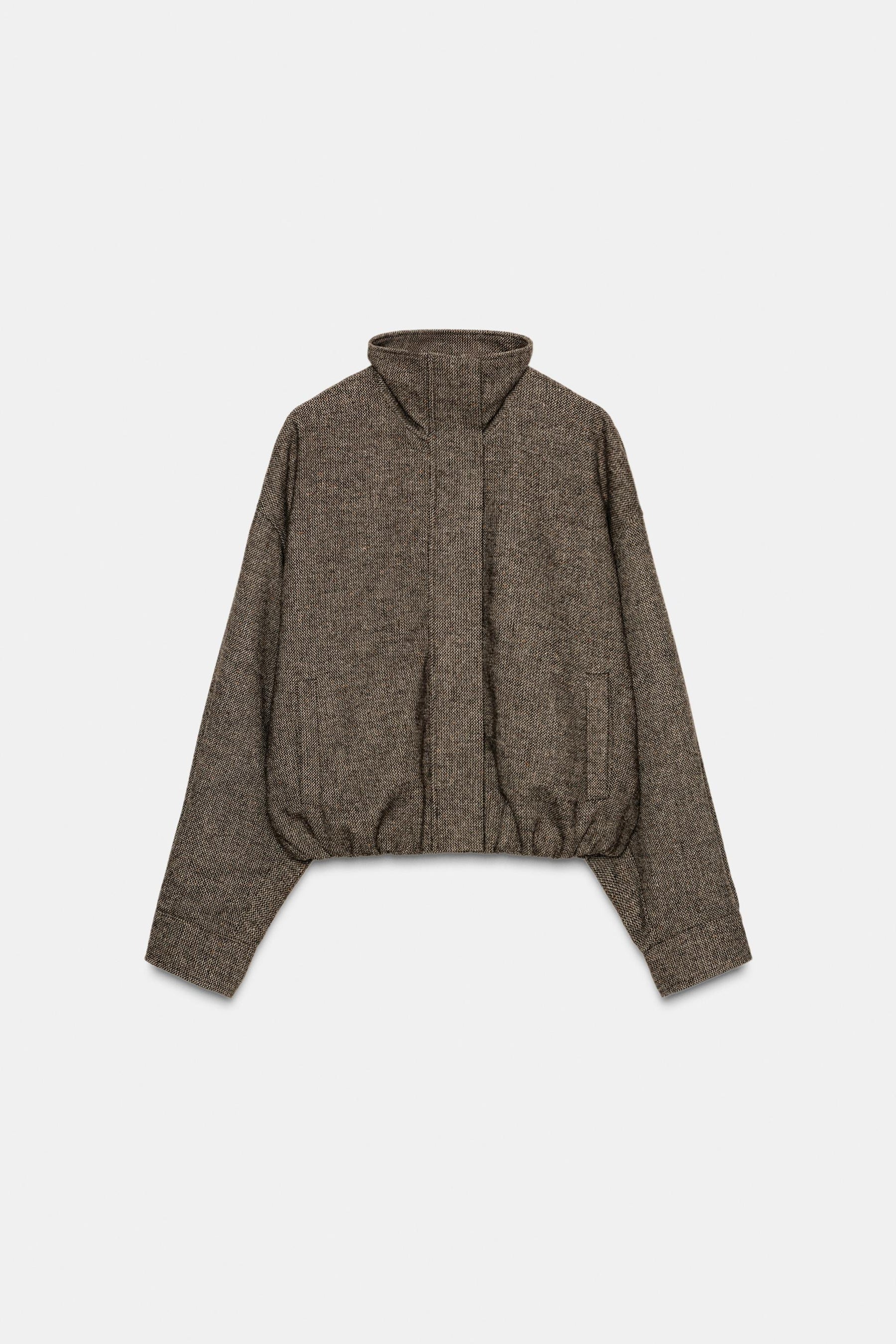 JACKE AUS WOLLMISCHUNG