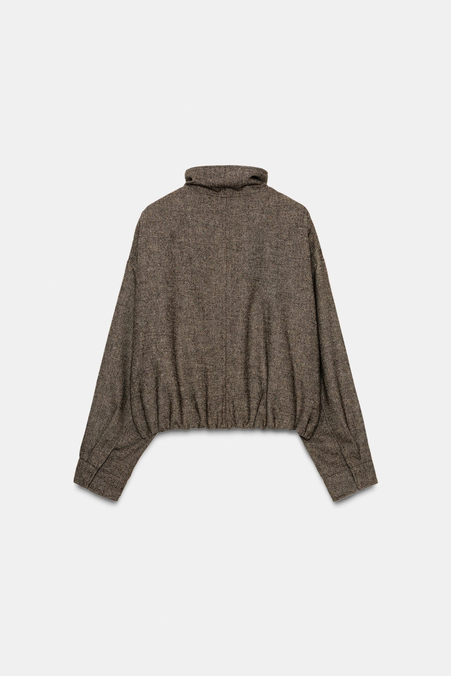 JACKE AUS WOLLMISCHUNG