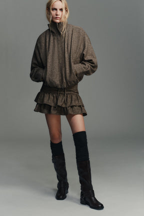 JACKE AUS WOLLMISCHUNG