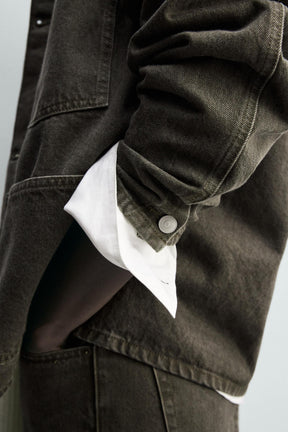 DENIM JACKET WITH POCKETS - Image 6