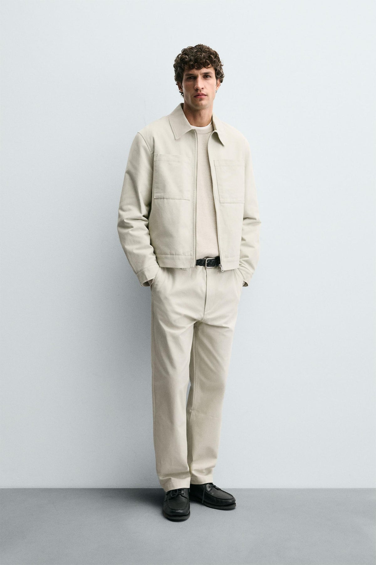 QUILTED OVERSHIRT WITH POCKETS - Image 1