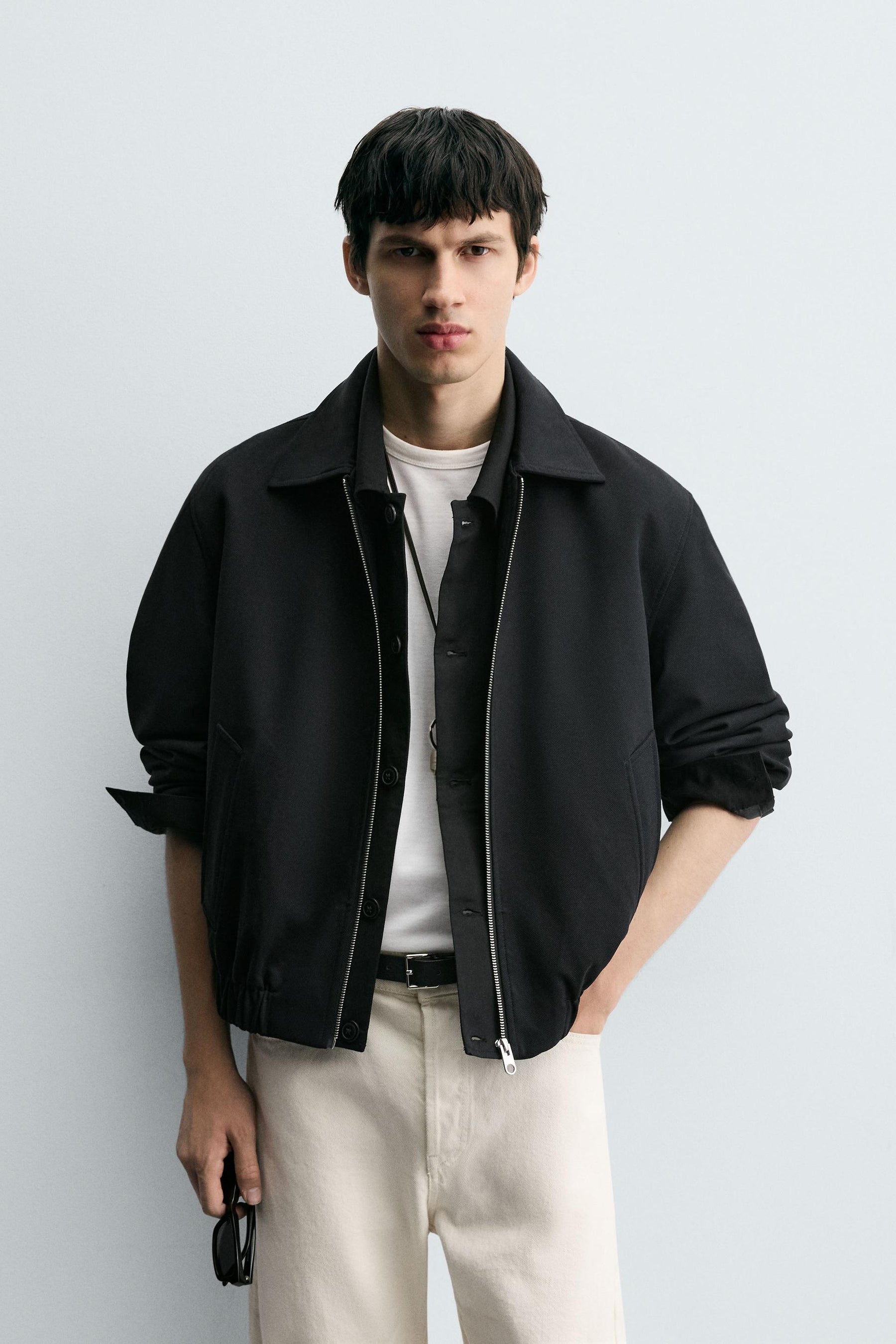 TEXTURED TWILL JACKET - Image 2