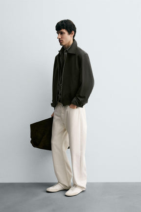 TEXTURED TWILL JACKET - Image 4