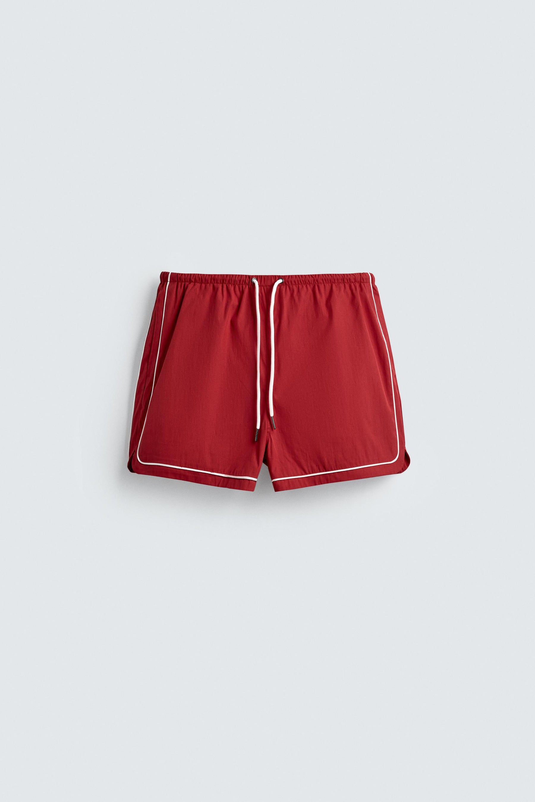 CONTRAST TRIM SHORTS - Image 7