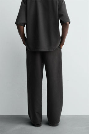 FLOWING RELAXED FIT TROUSERS - Image 2