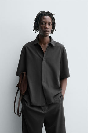 RELAXED FIT FLOWING SHIRT - Image 2