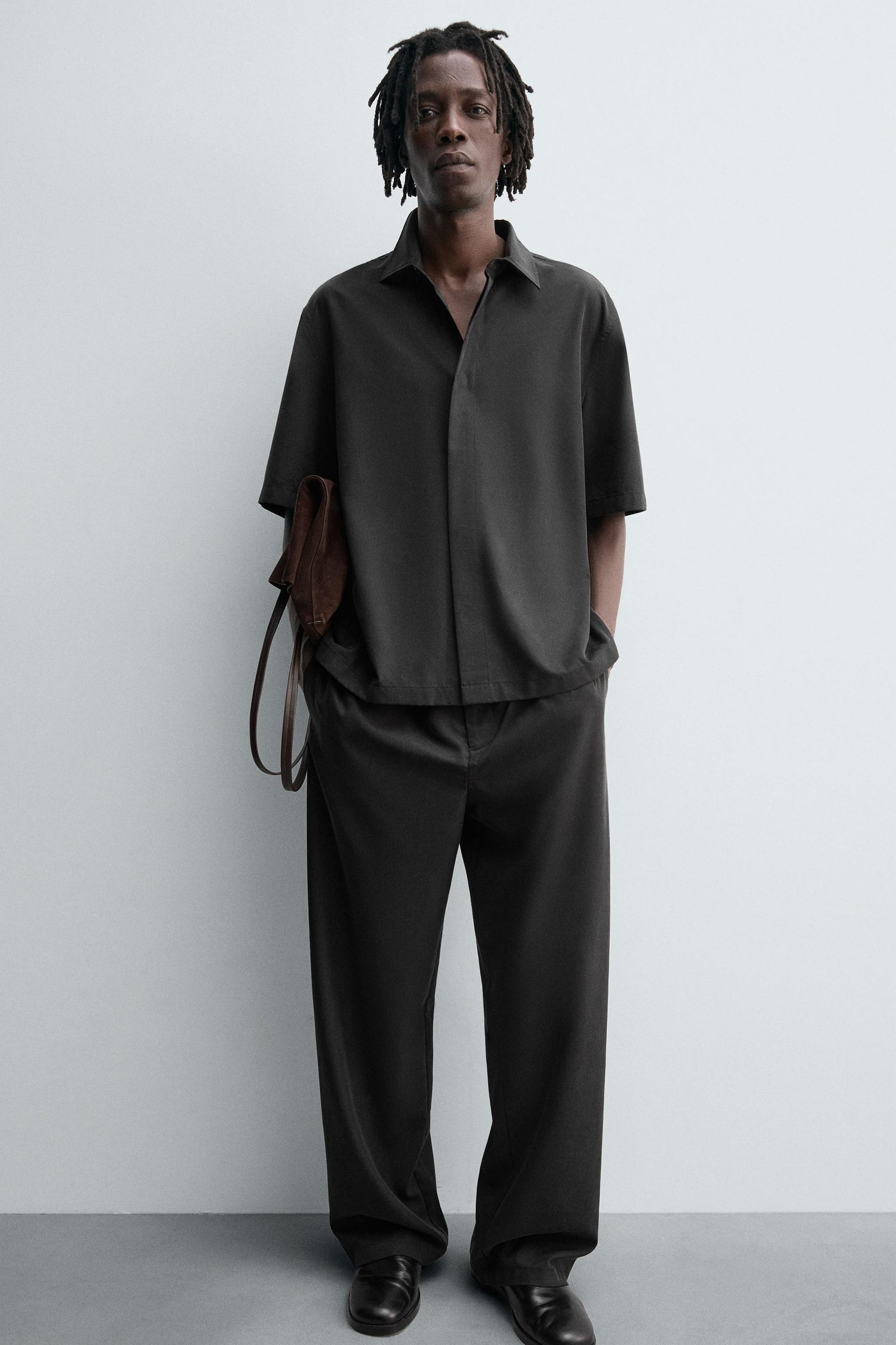 RELAXED FIT FLOWING SHIRT - Image 5