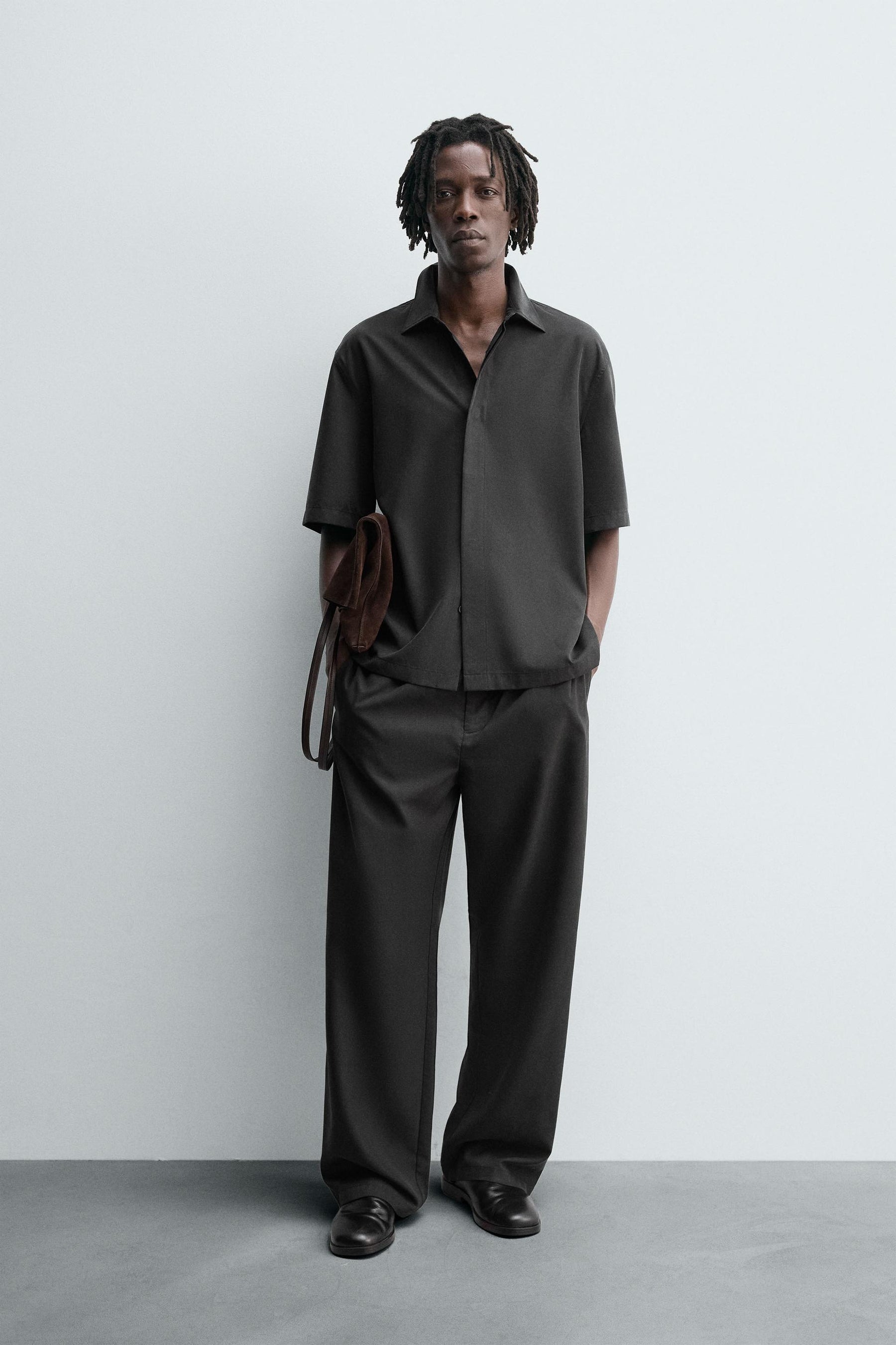 RELAXED FIT FLOWING SHIRT - Image 1