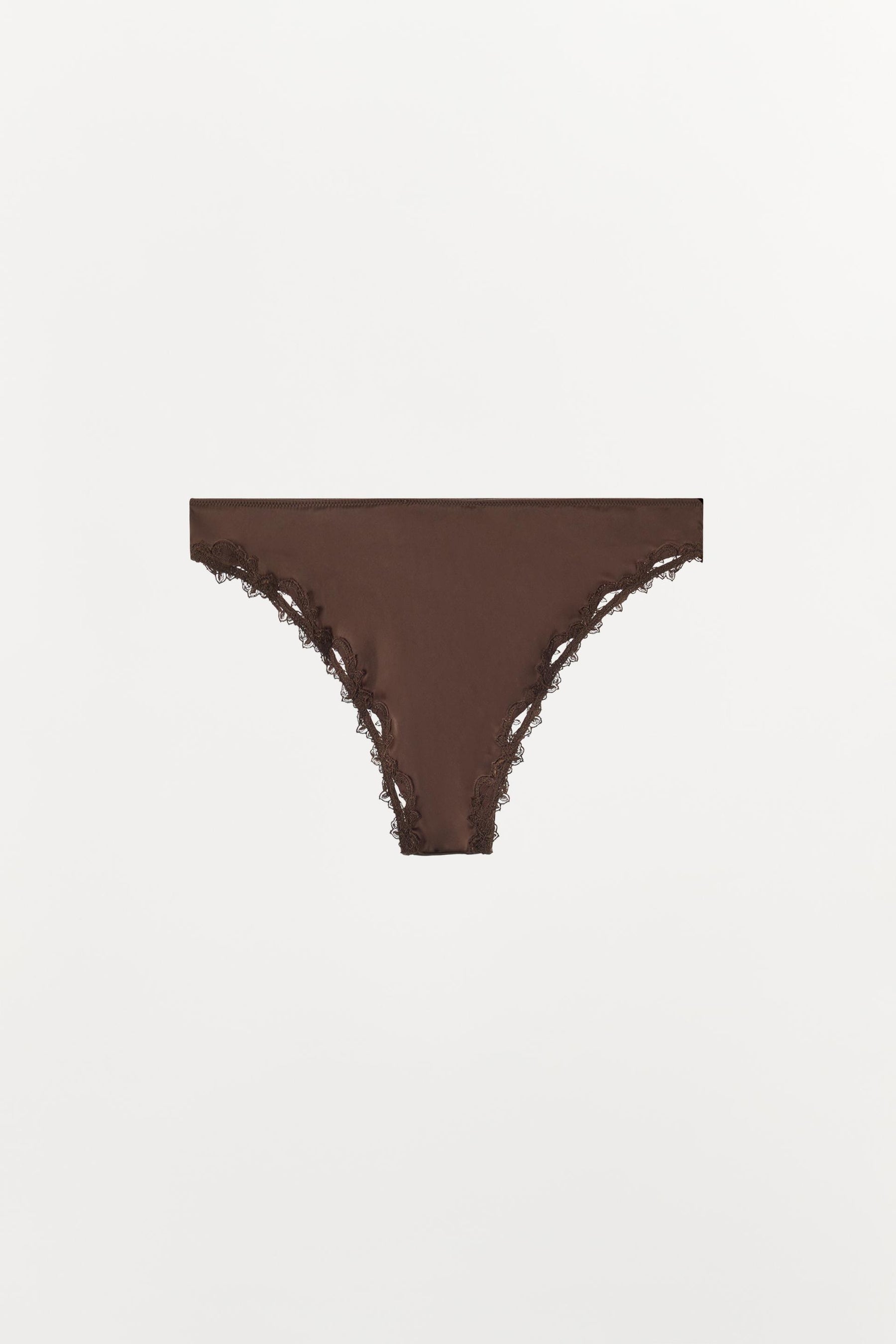Slips aus Satinspitze