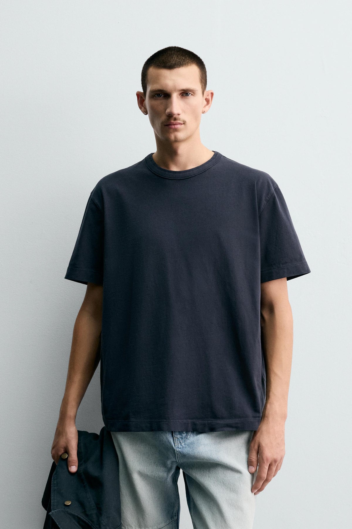 RELAXED FIT T-SHIRT WITH BINDING - Image 2