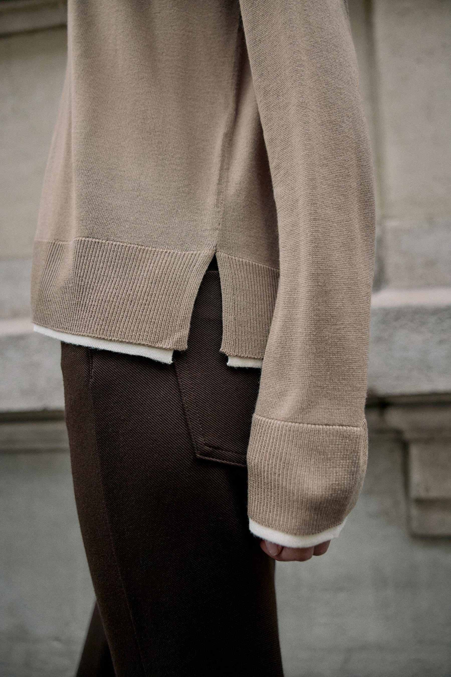 Doppelstrickpullover