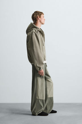 WASHED HOODED JACKET - Image 4