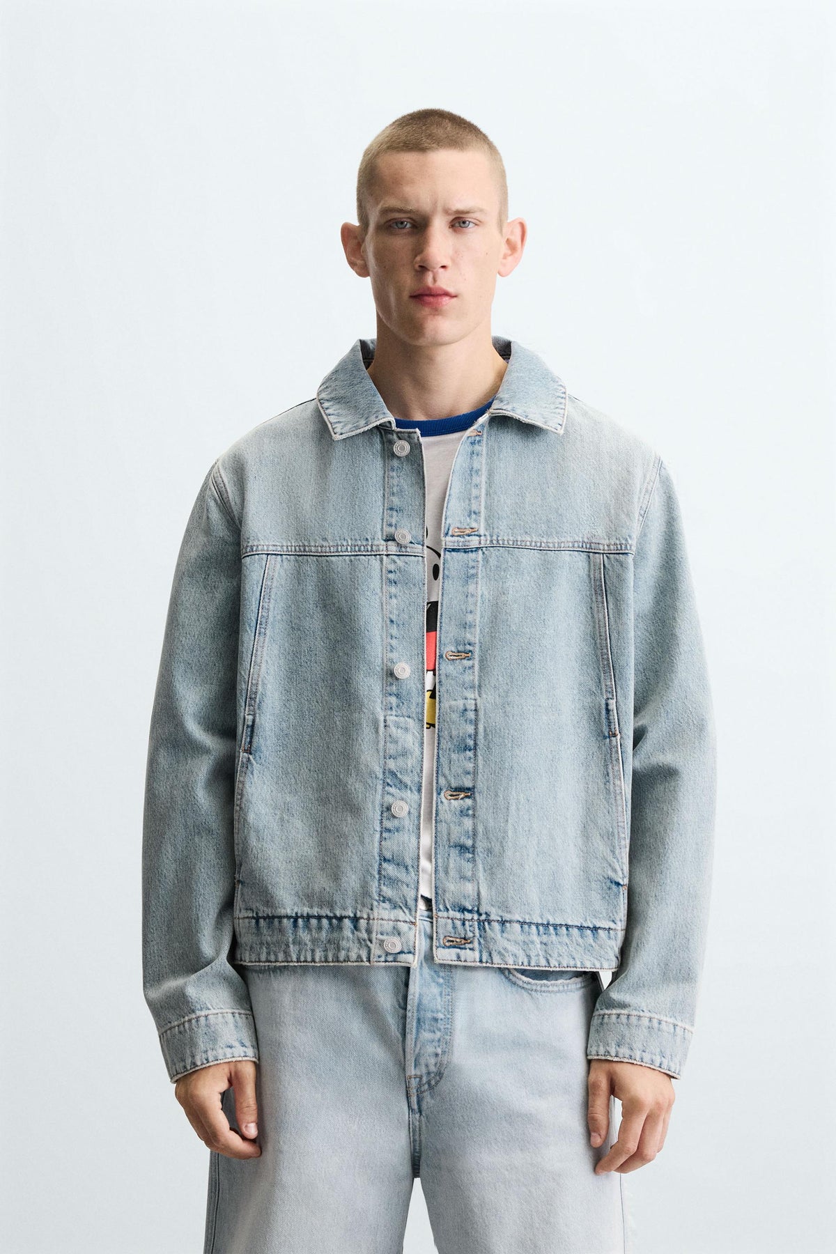 BASIC DENIM JACKET - Image 2