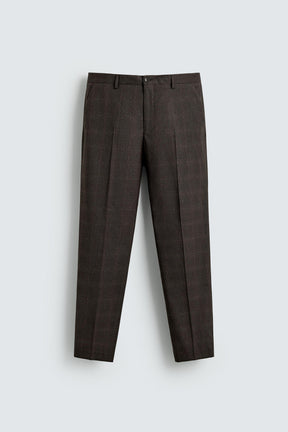 CHECK SUIT TROUSERS - Image 6
