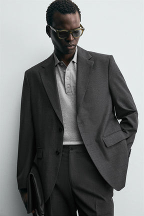 CHECK SUIT BLAZER - Image 7
