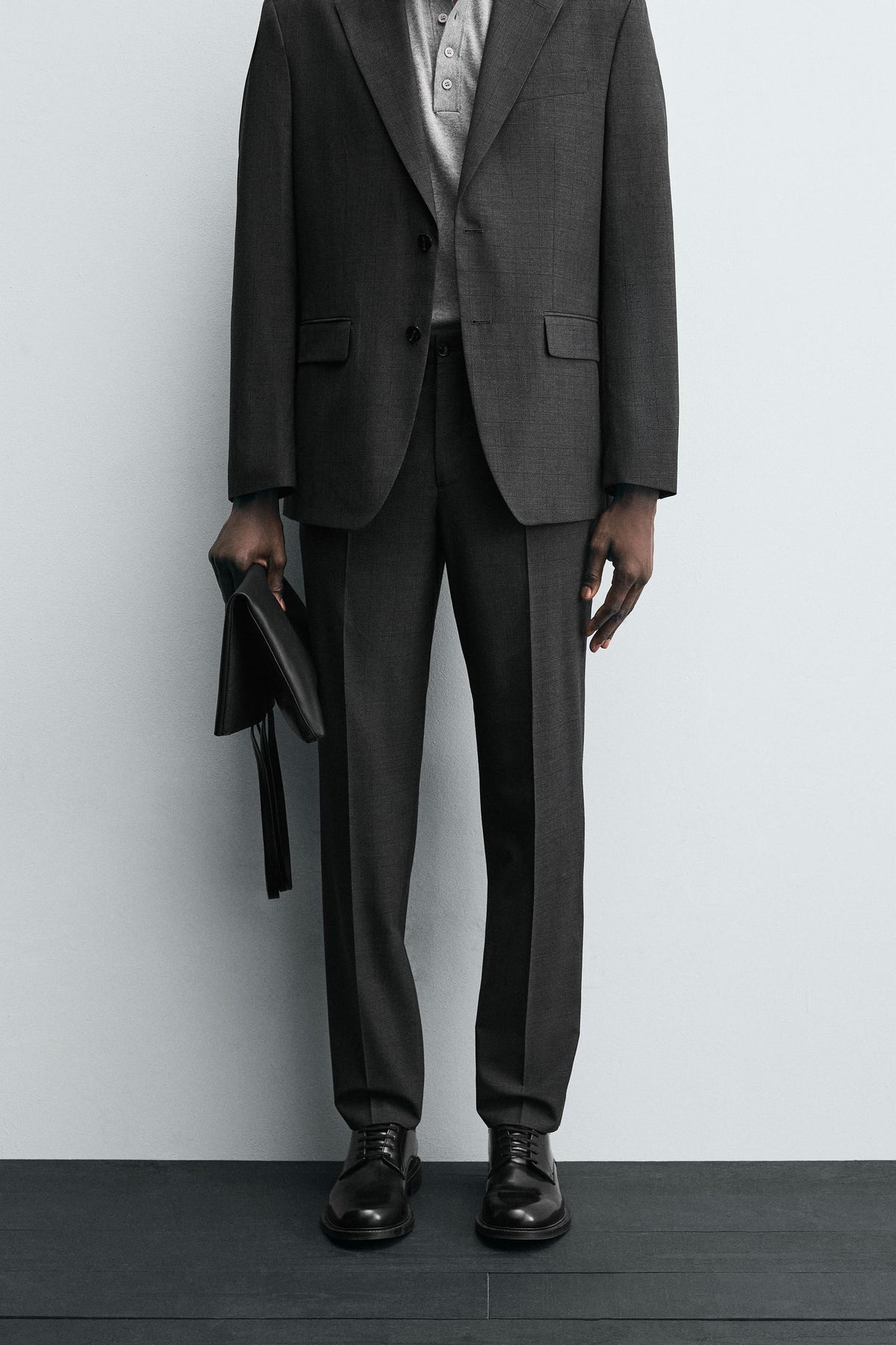 CHECK SUIT TROUSERS - Image 2