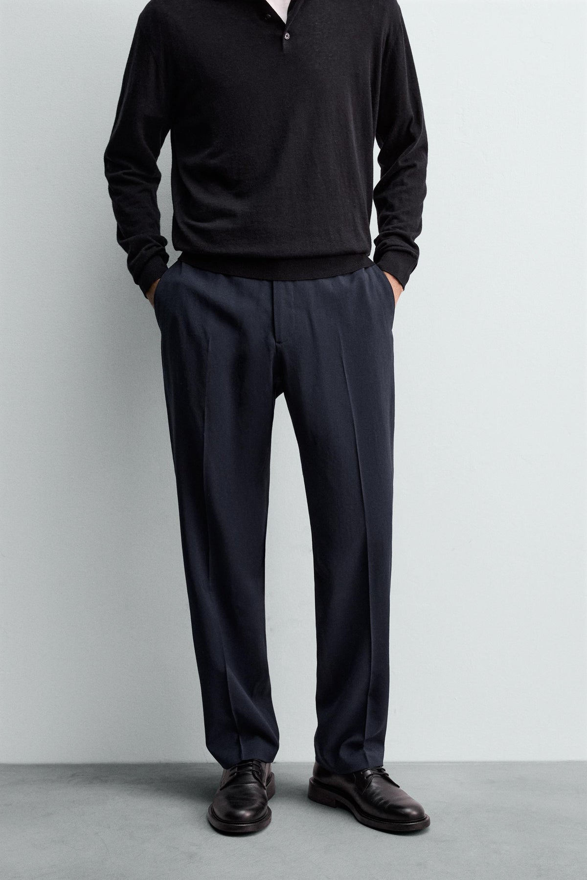 WOOL SUIT TROUSERS - Image 2