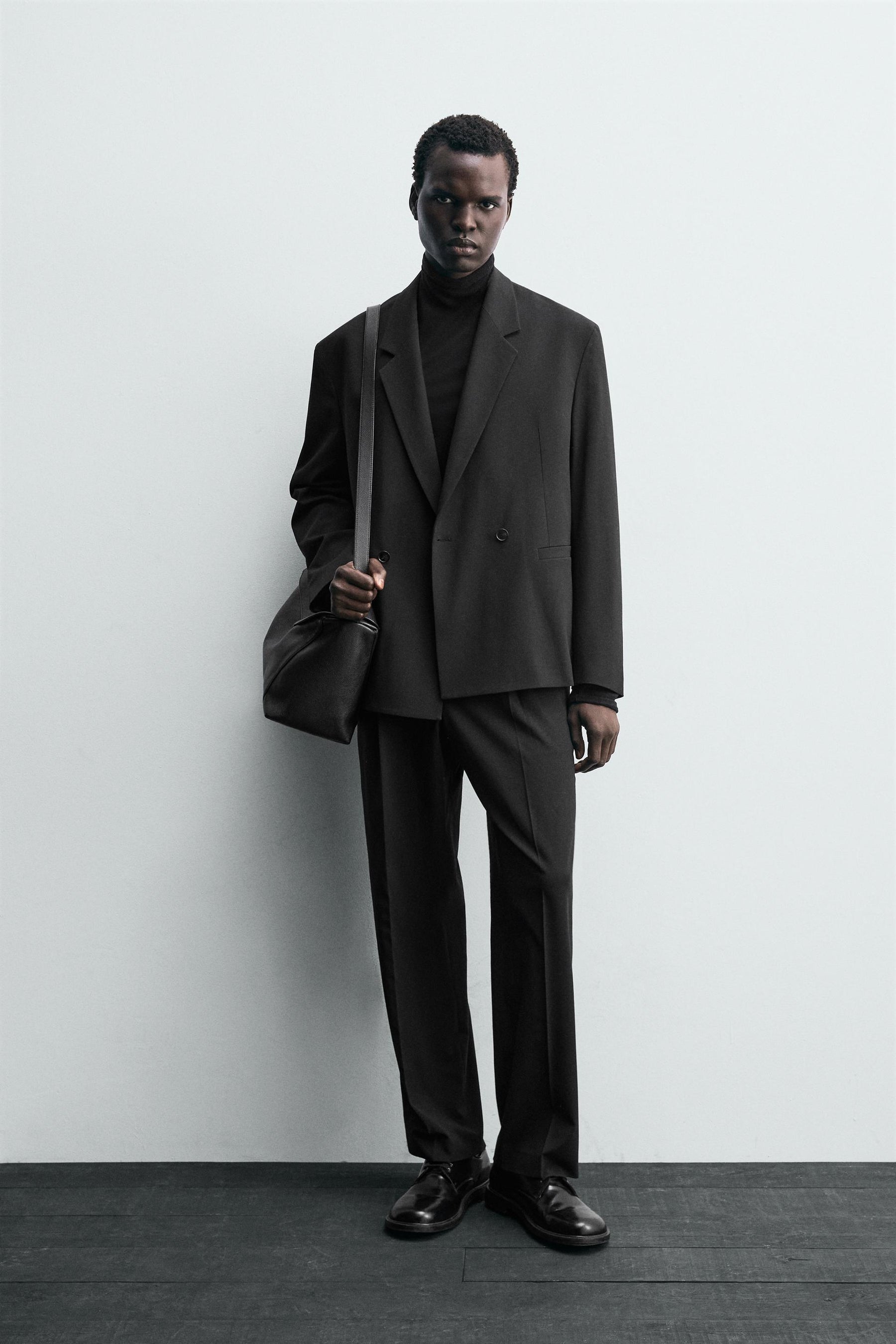 WOOL SUIT TROUSERS - Image 1