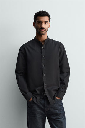 OXFORD SHIRT WITH STAND-UP COLLAR - Image 2