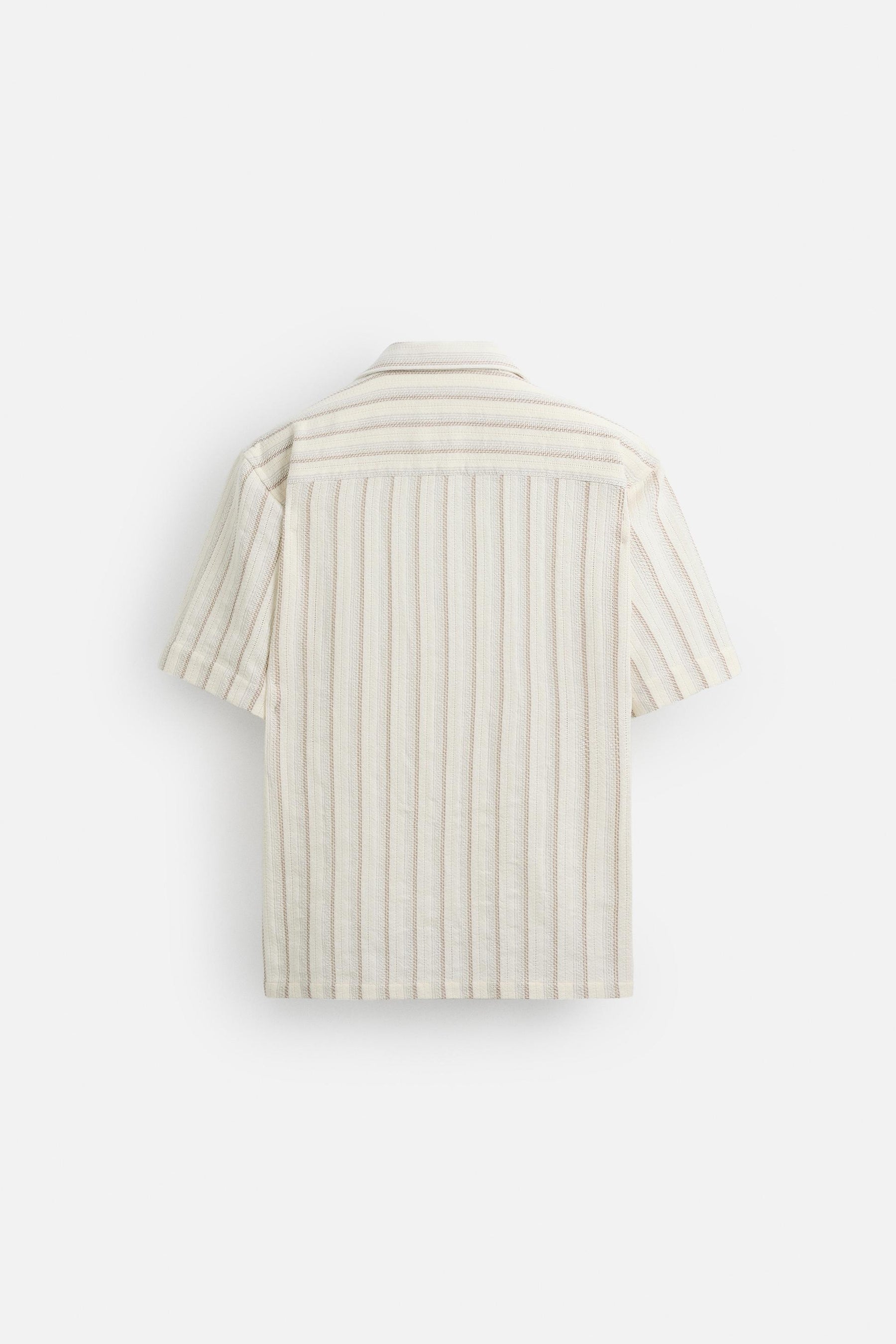 STRIPED TEXTURED SHIRT - Image 6