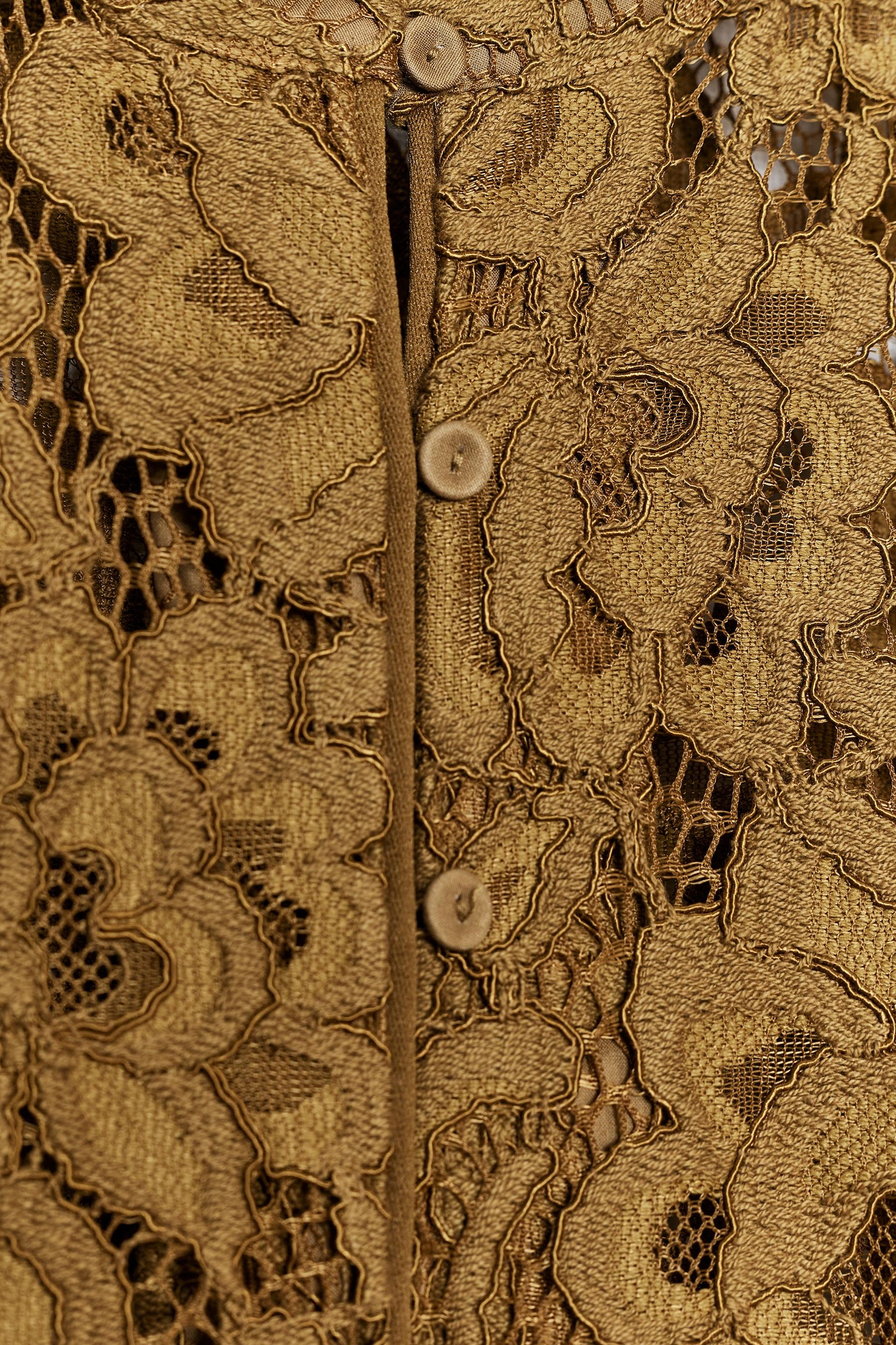 Spitzenjacke mit Puffärmeln