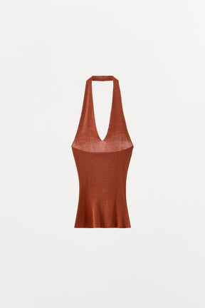 Seiden-Neckholder-Top